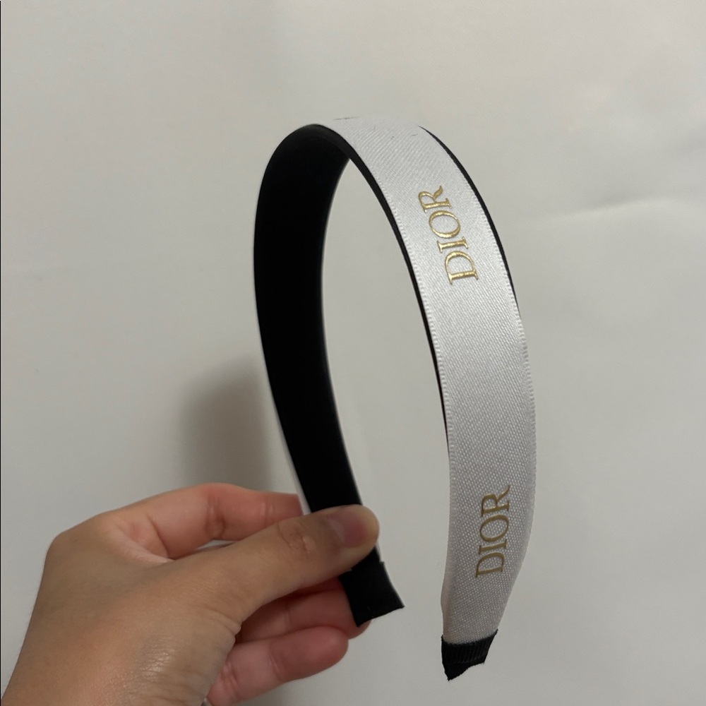 DIOR Headband HandMade with Authentic Dior Ribbon